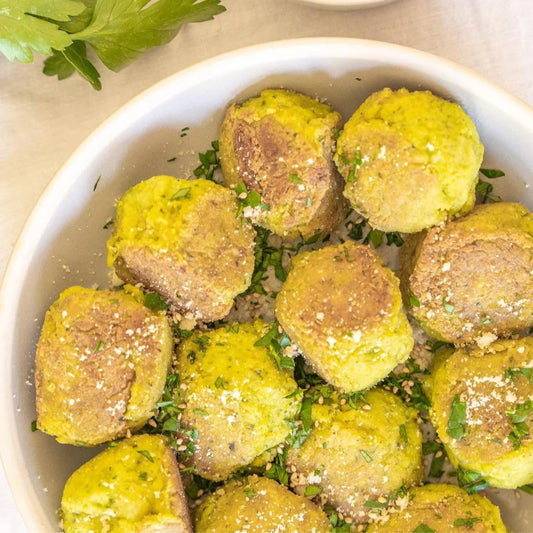 Falafels fondants de millet et petits pois