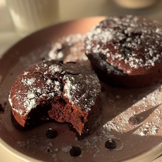 Fondant au chocolat et farine de sorgho