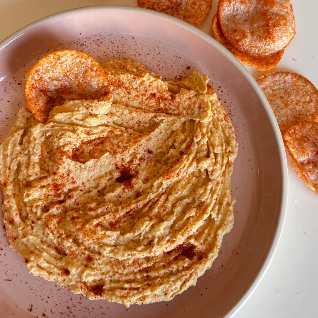 Houmous au paprika
