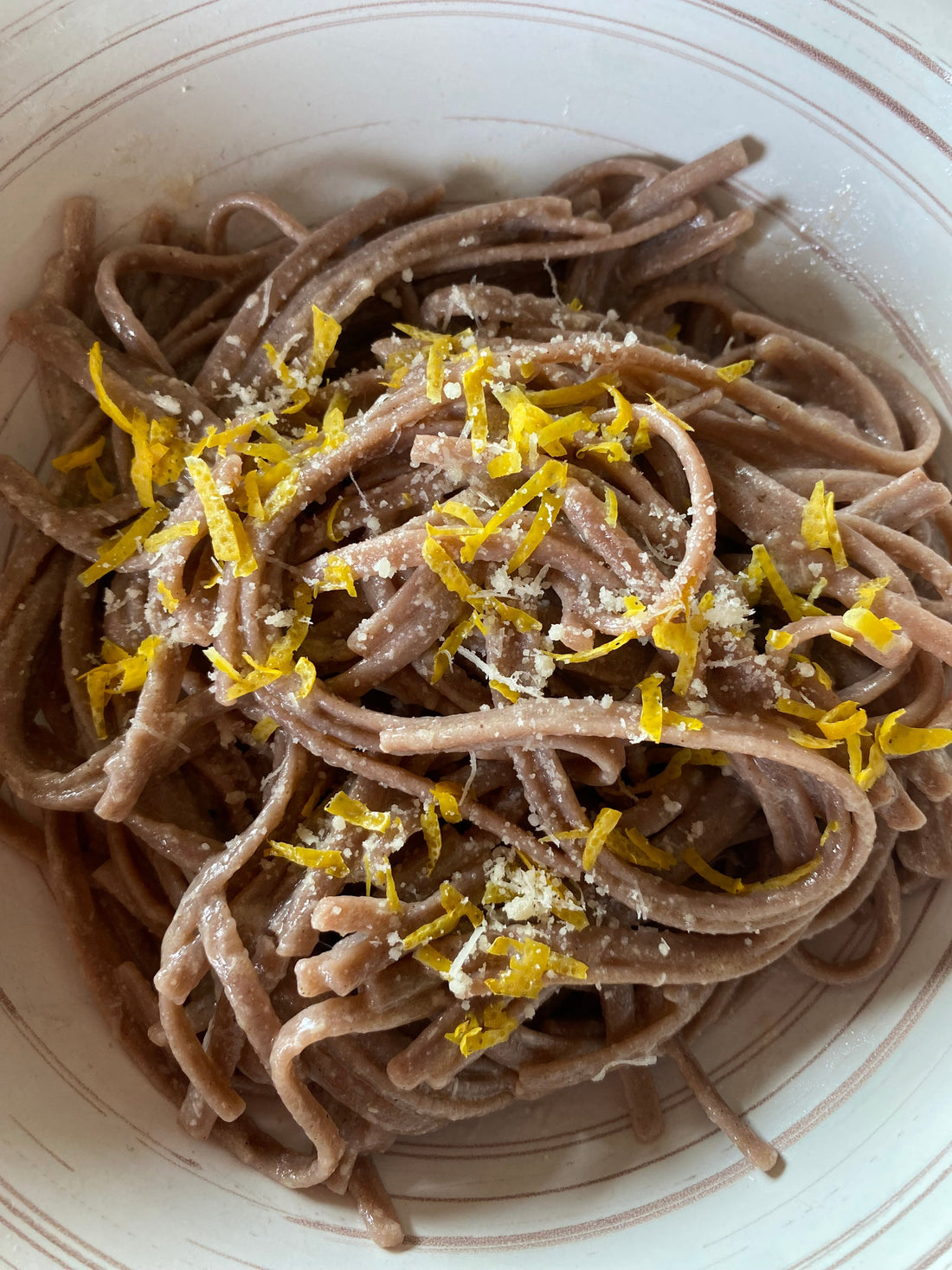 Linguine au citron