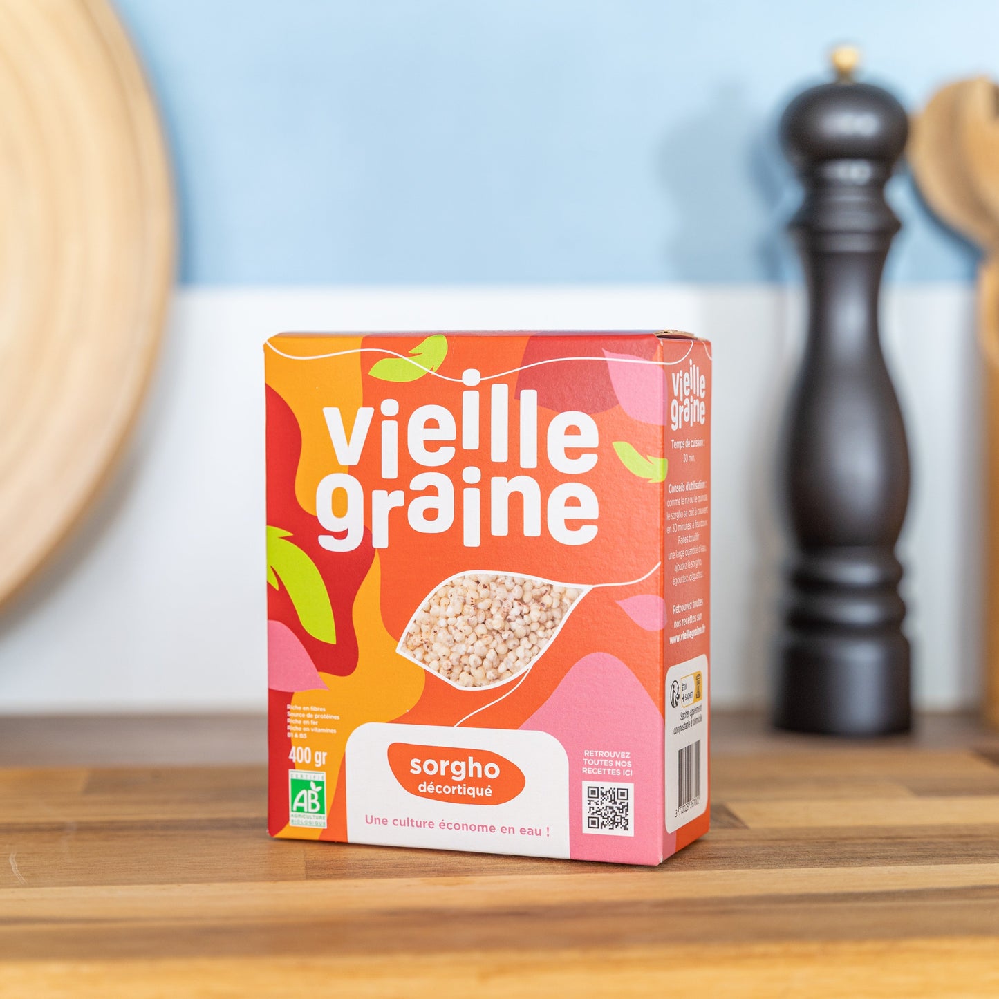 Sorgho décortiqué bio