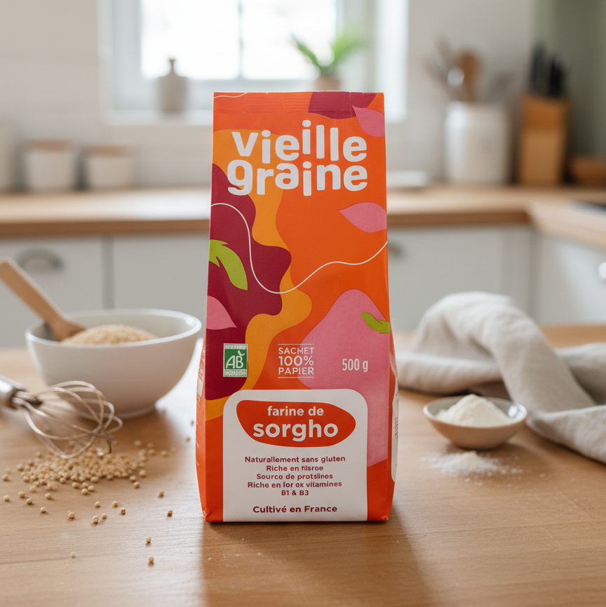 Farine de sorgho bio