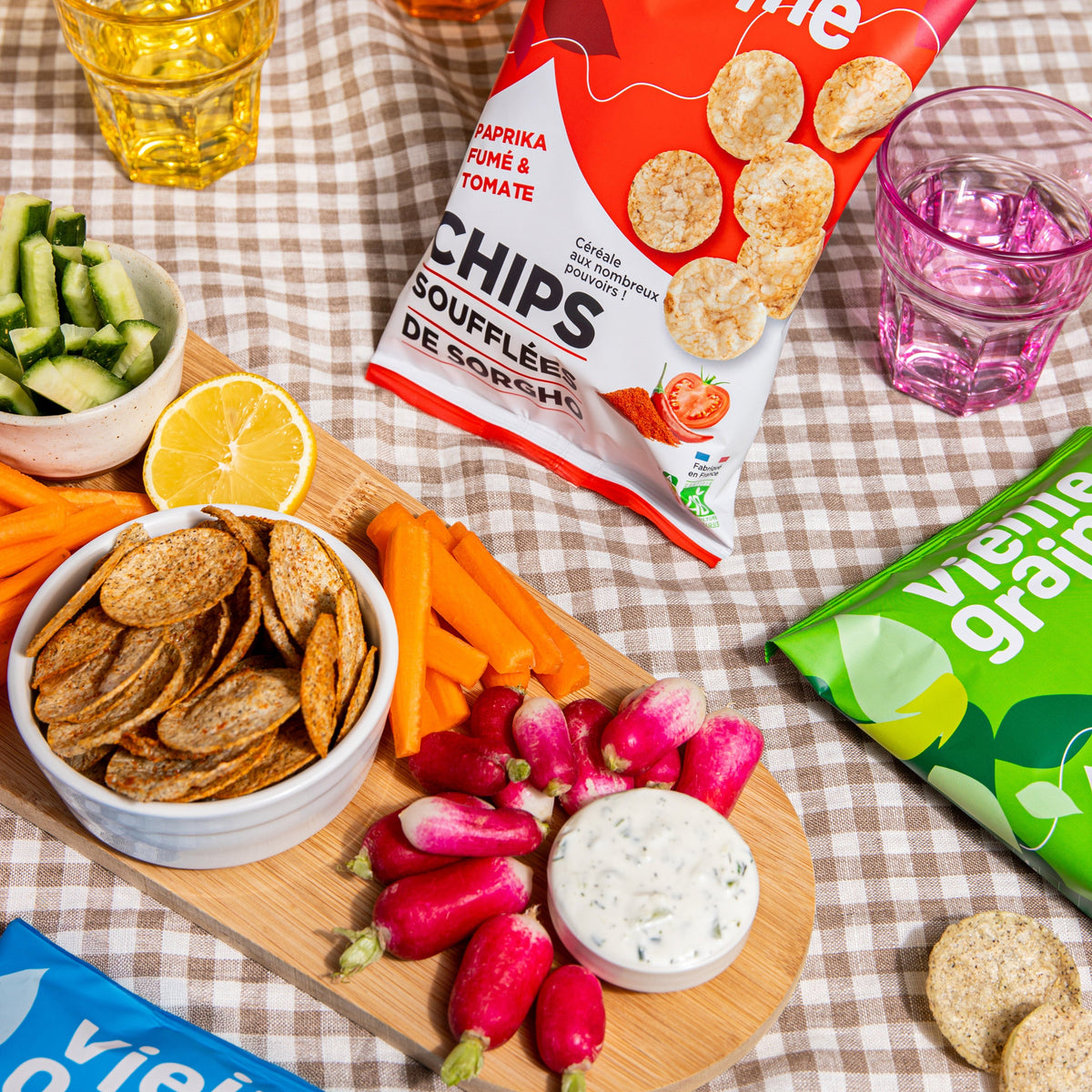 chips soufflées sorgho bio vieille graine