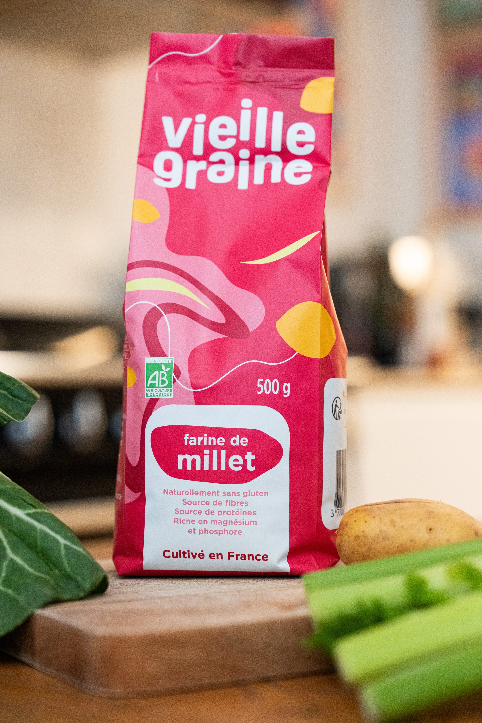 farine millet sans gluten bio vieille graine