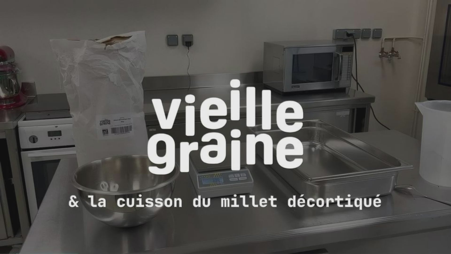 Charger la vidéo : video cuisson millet décortiqué sans gluten restauration collective